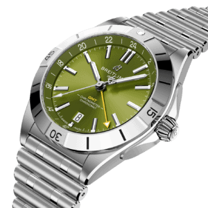 Uhren: Breitling Chronomat GMT Weiß Index Automatik 40 mm (Kopie) aus Saphirglasboden von Breitling
