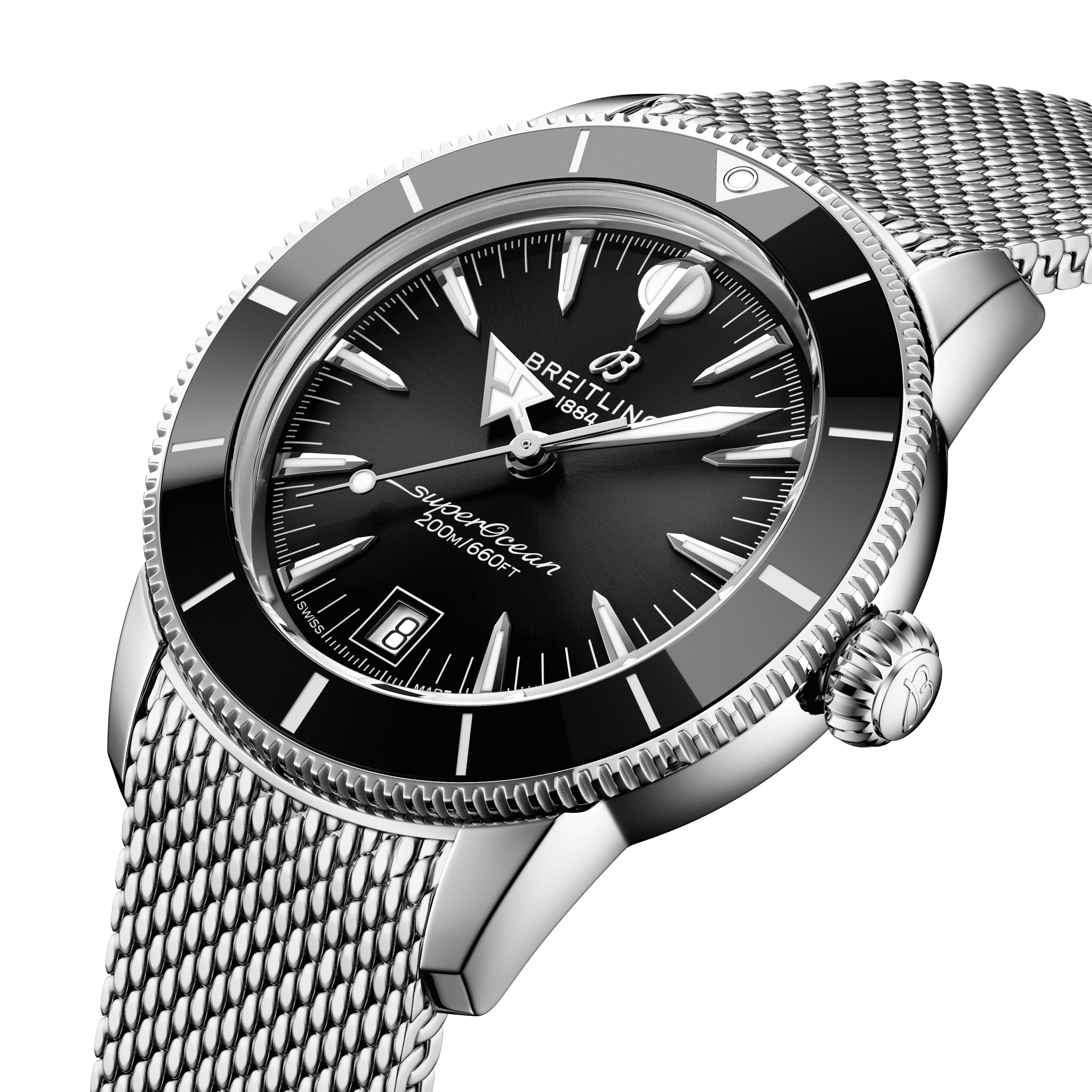 Breitling Superocean Heritage B31 Automatic 40mm schwarz Index