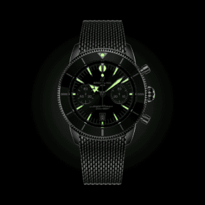 Uhren: Breitling Superocean Heritage B01 Chronograph Automatik Grün Index 42 mm aus Edelstahl von Breitling