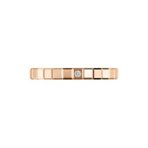 Schmuck: Chopard Ice Cube Ring Roségold Diamant Gr. 54 aus 750 Roségold von CHOPARD