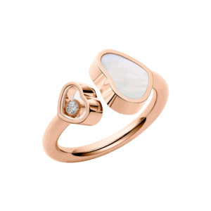 Schmuck: Chopard Happy Diamonds Hearts Ring Diamant/Perlmutt Rosegold W50 aus 750 Roségold von CHOPARD