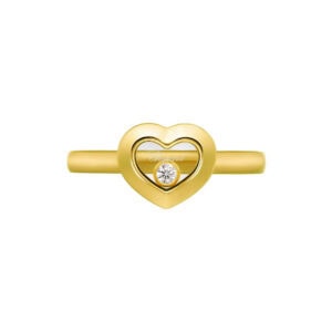 Schmuck: Chopard Happy Diamonds Ring Diamant Gelbgold Gr. 52 aus 750 Roségold von CHOPARD