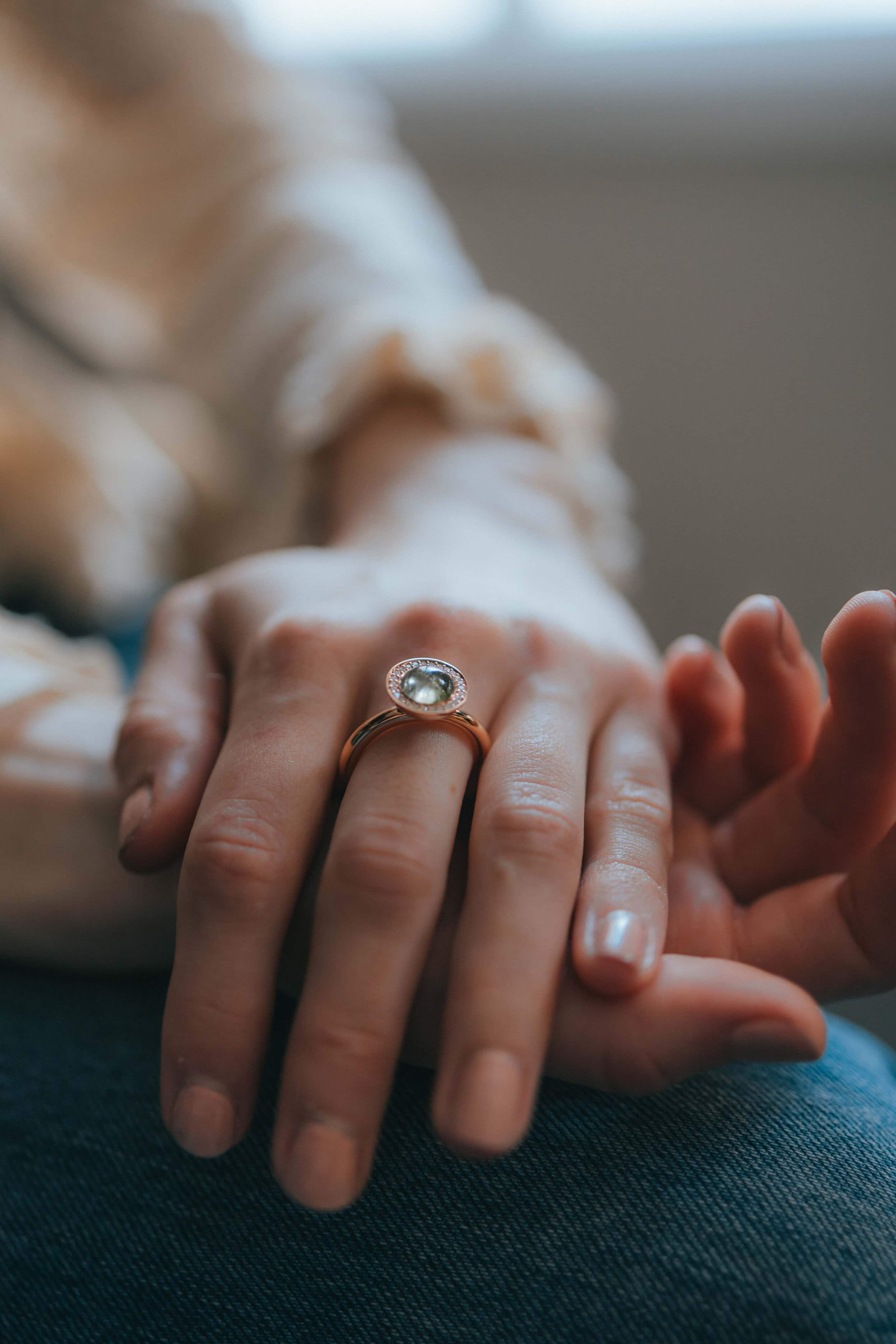 Schmuck: Sushi Ring Roségold W54 aus 750 Roségold von Bron