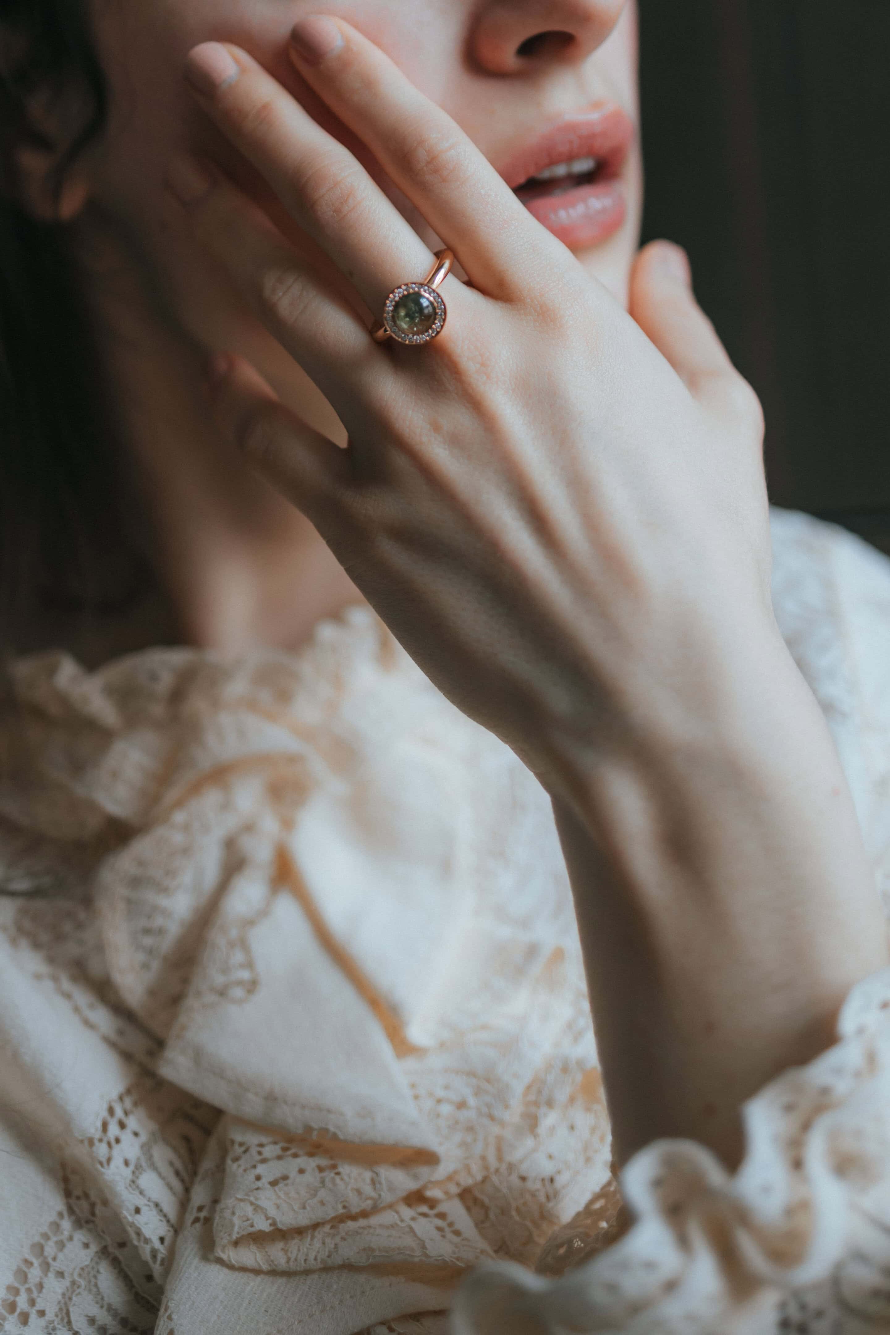 Schmuck: Sushi Ring Roségold W54 aus 750 Roségold von Bron