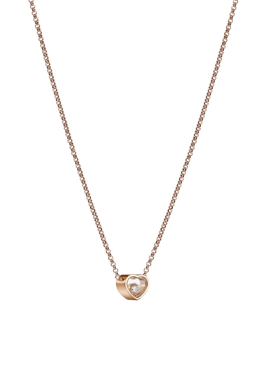 Schmuck: Chopard My Happy Hearts Halskette Roségold Diamant aus 750 Roségold von CHOPARD