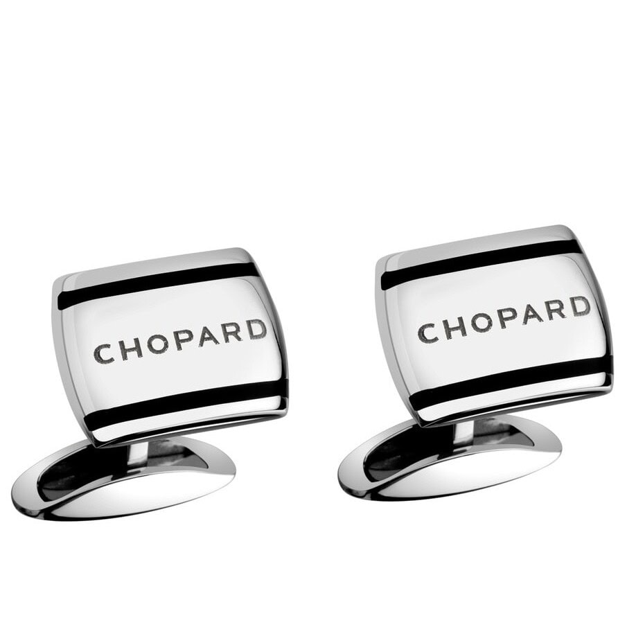 Schmuck: Chopard Manschettenknöpfe Classico Edelstahl aus Edelstahl von CHOPARD
