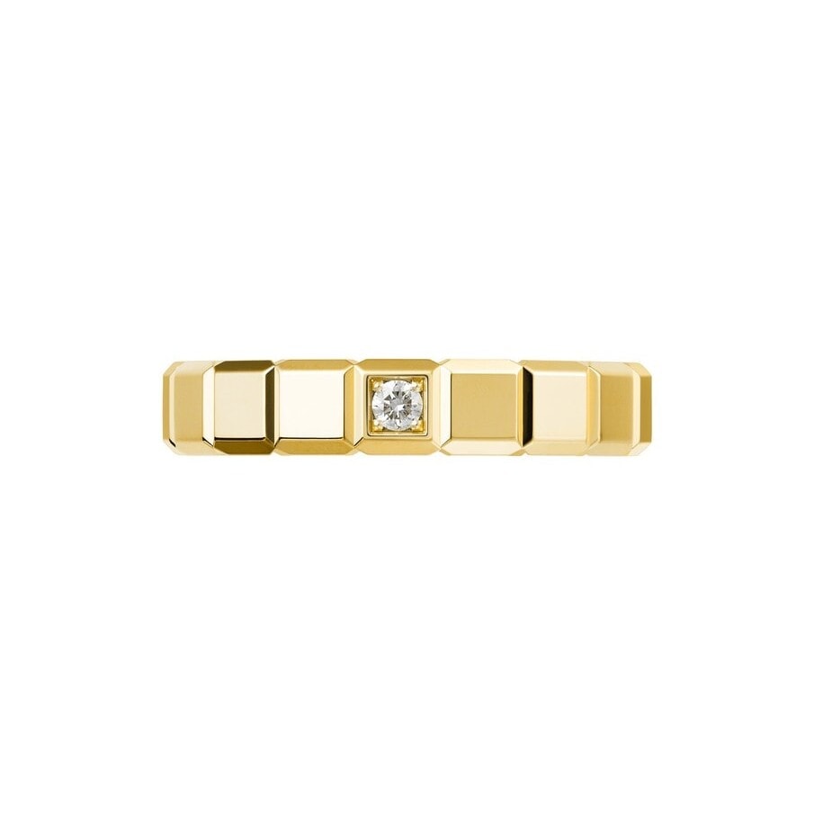 Schmuck: Chopard Ice Cube Ring aus Gelbgold Diamant W53 (Kopie) aus 750 Gelbgold von CHOPARD