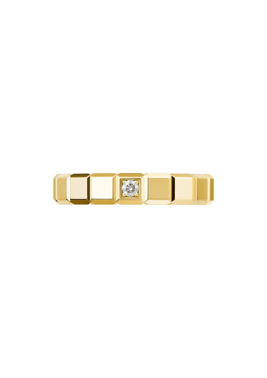 Schmuck: Chopard Ice Cube Ring aus Gelbgold Diamant W53 (Kopie) aus 750 Gelbgold von CHOPARD
