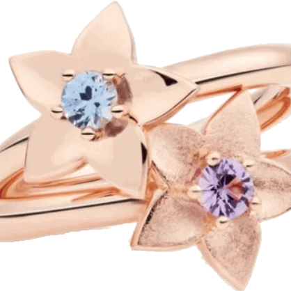 Schmuck: Bron Ring Poppy Diamant Roségold W53 aus 750 Roségold von Bron