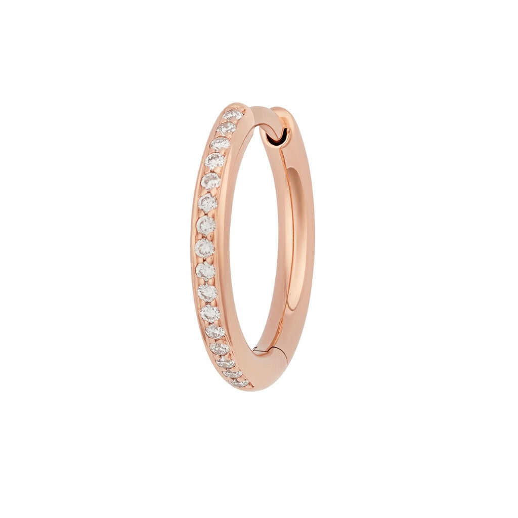 Schmuck: Bron Lux Creolen 750er Roségold Saphire (Kopie) aus 750 Roségold von Bron