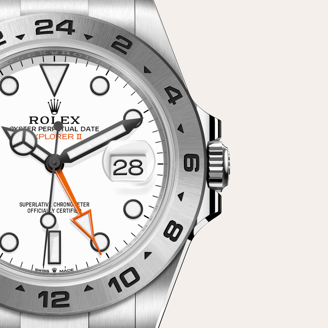 Rolex Explorer II mit Kaliber 3285, Rolex Manufakturwerk (M226570-0001) – Juwelier Eckstein Saarbrücken