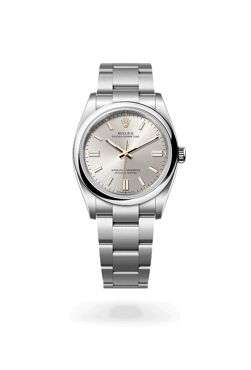 Rolex Oyster Perpetual 36 in Edelstahl Oystersteel (M126000-0001) mit Zifferblatt Silbern – Juwelier Eckstein Saarbrücken