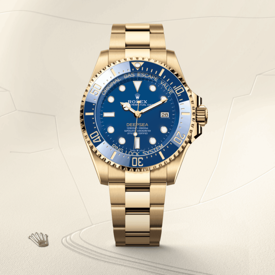 Rolex Rolex Deepsea Oyster, 44 mm, Gelbgold (M136668LB-0001) – Juwelier Eckstein Saarbrücken