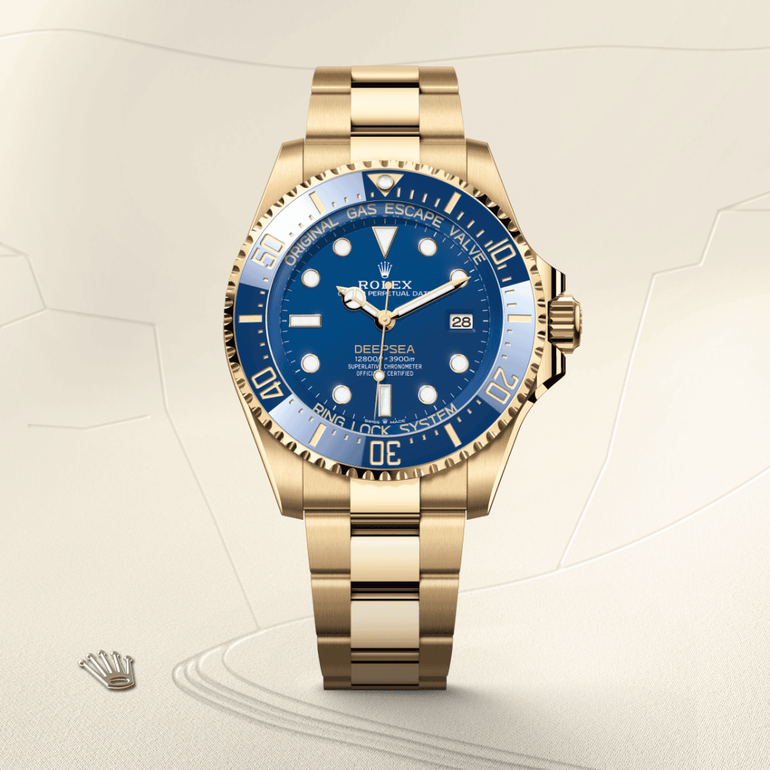 Rolex Rolex Deepsea Oyster, 44 mm, Gelbgold (M136668LB-0001) – Juwelier Eckstein Saarbrücken
