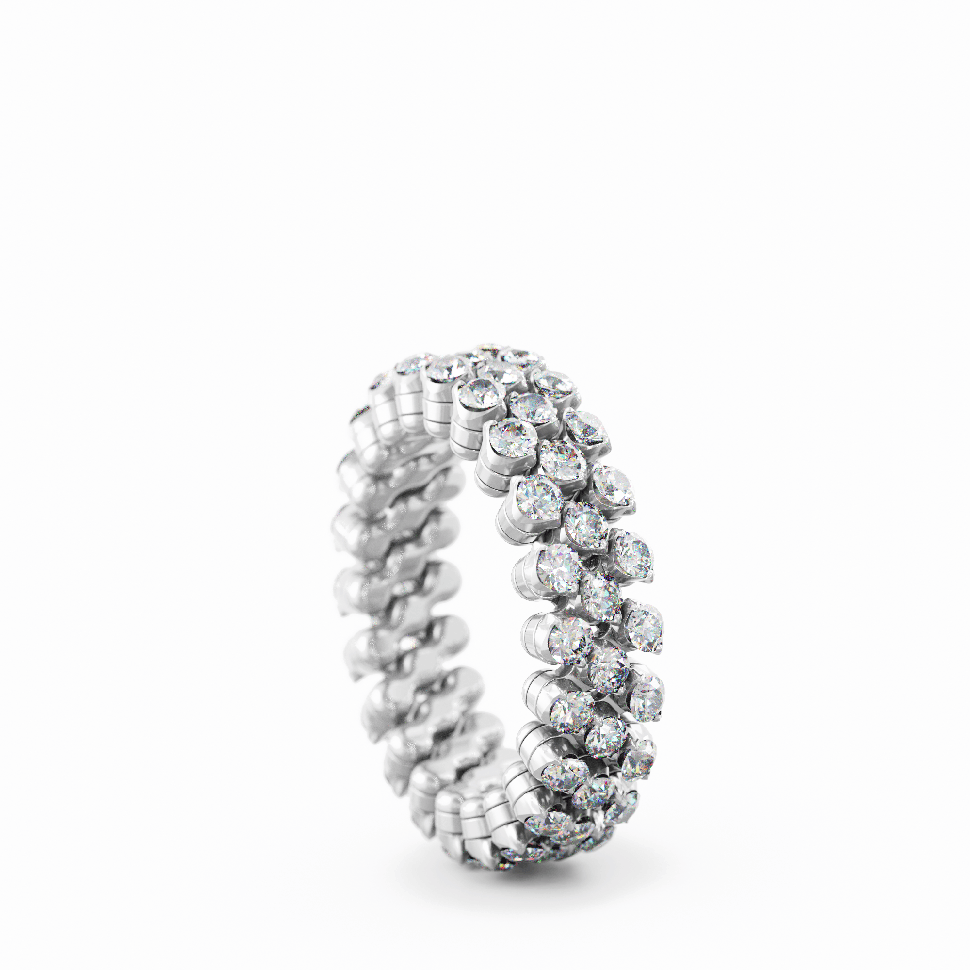 Schmuck: Ring Multisize Roségold (Kopie) aus 750 Weißgold von Serafino Consoli