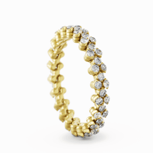 Schmuck: Ring Multisize Weißgold (Kopie) aus 750 Gelbgold von Serafino Consoli