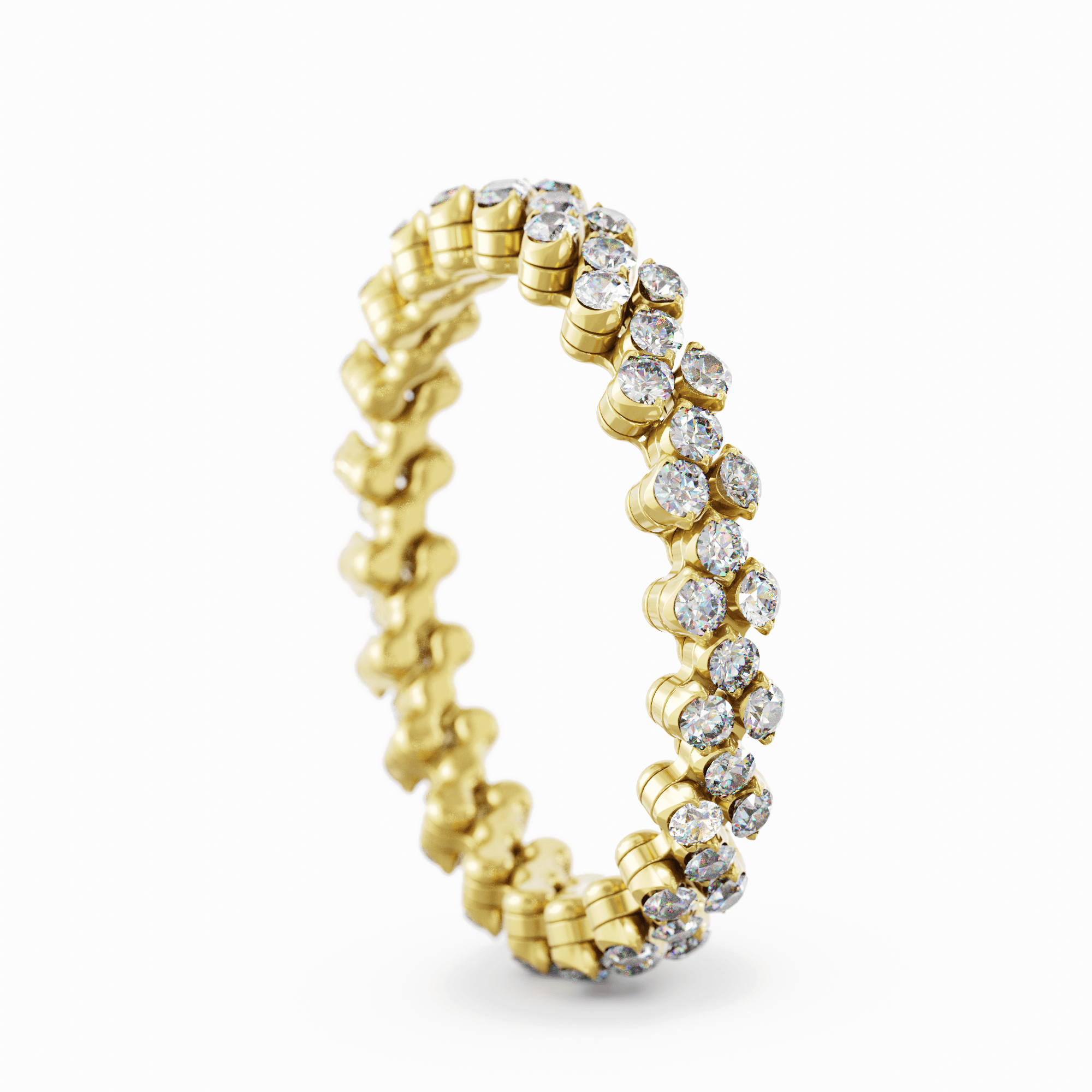 Schmuck: Ring Multisize Weißgold (Kopie) aus 750 Gelbgold von Serafino Consoli