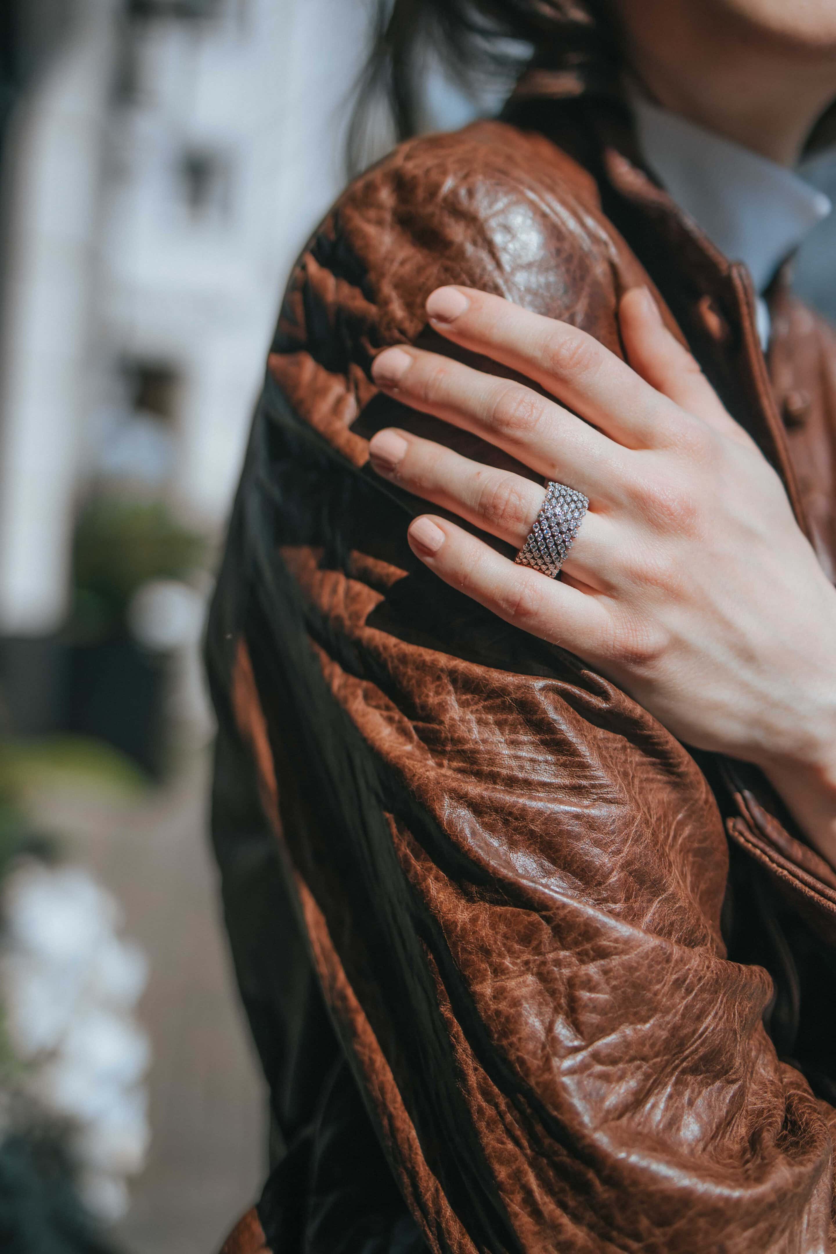 Schmuck: Ring Multisize Weißgold/Diamanten (Kopie) aus 750 Weißgold von Serafino Consoli