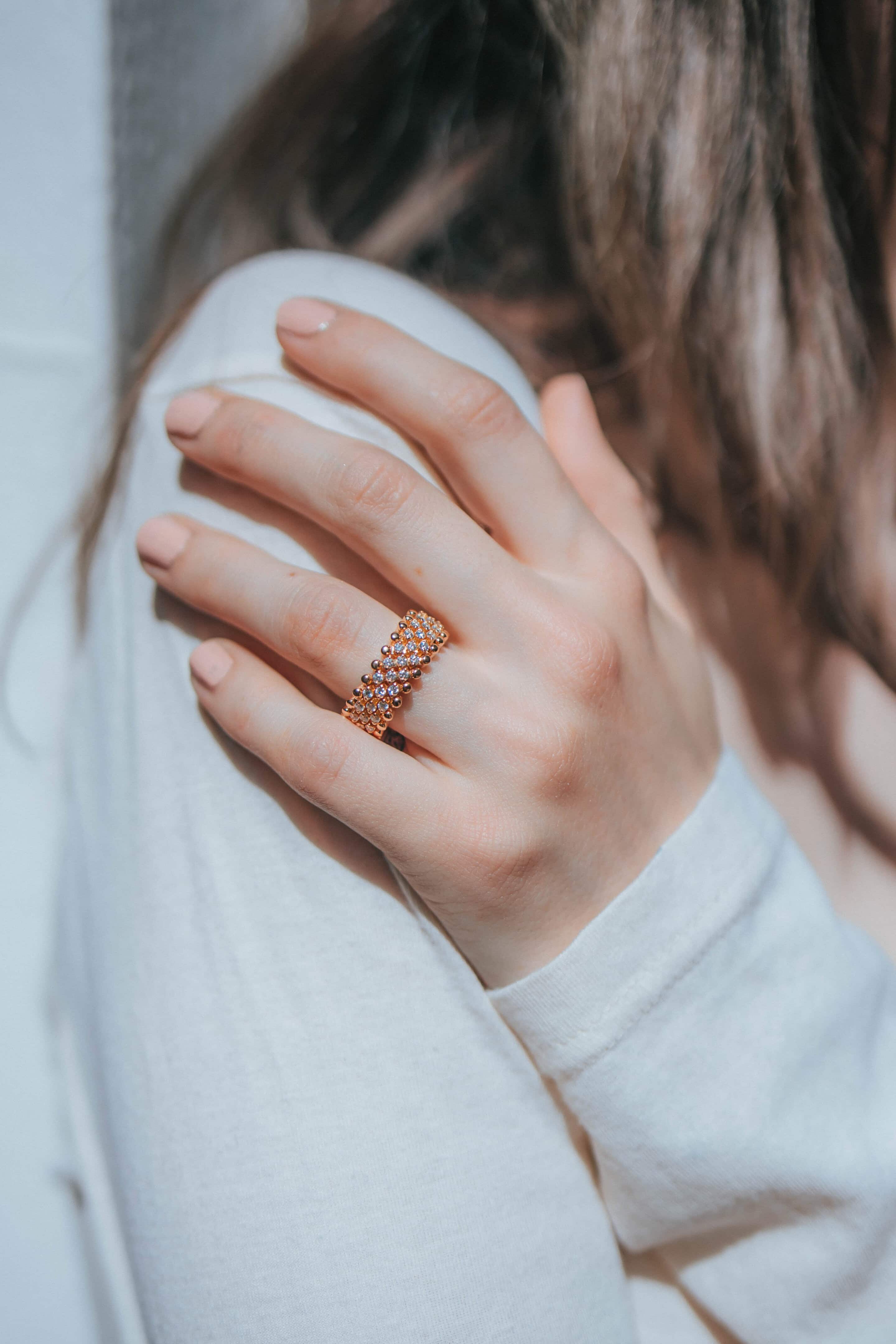 Schmuck: Ring Multisize Roségold/Diamanten (Kopie) aus 750 Roségold von Serafino Consoli