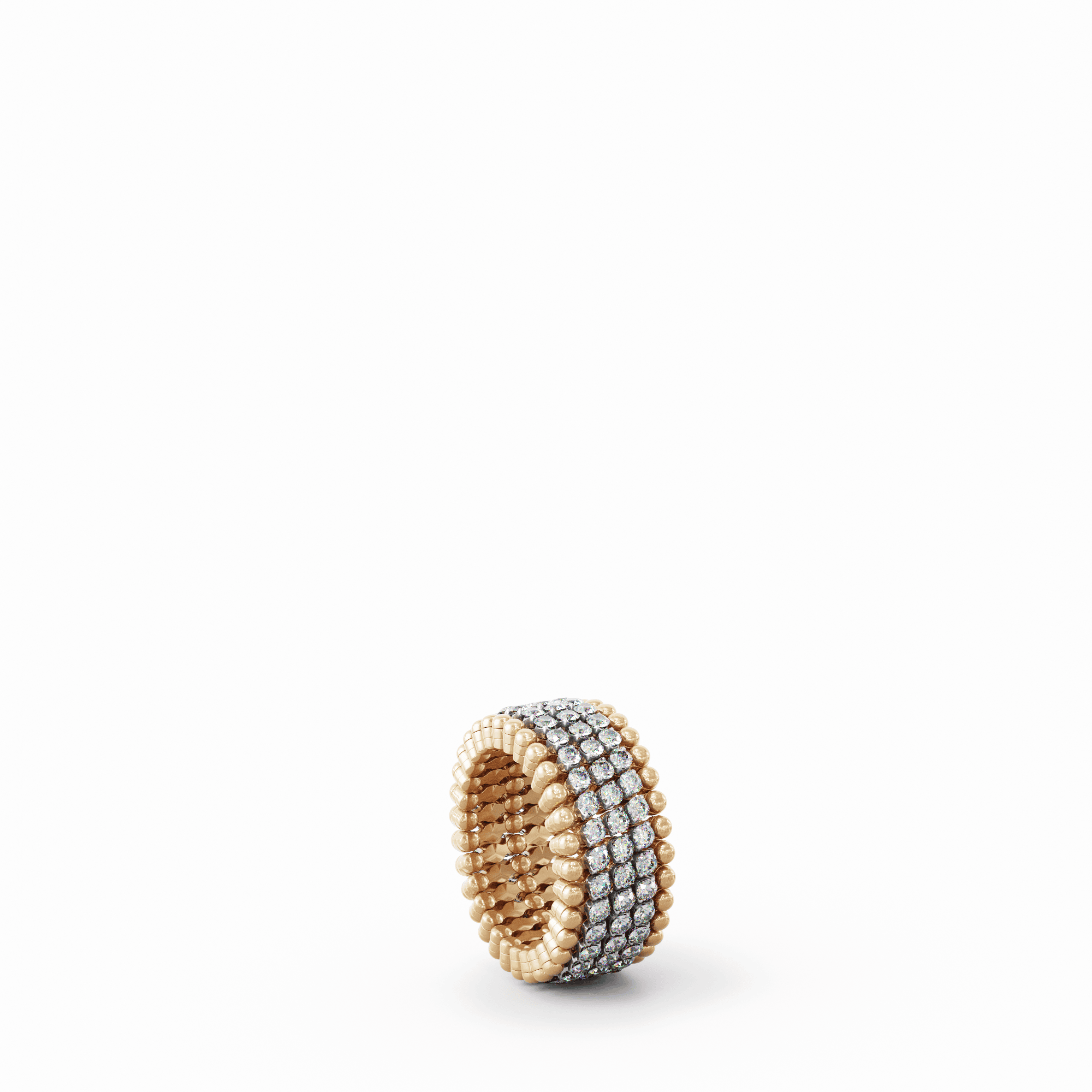 Schmuck: Ring Multisize Roségold/Weißgold/Diamanten (Kopie) aus 750 Weißgold von Serafino Consoli