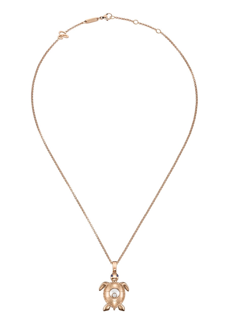 Schmuck: Happy Diamonds Halskette 42 cm (Kopie) aus 750 Roségold von Chopard
