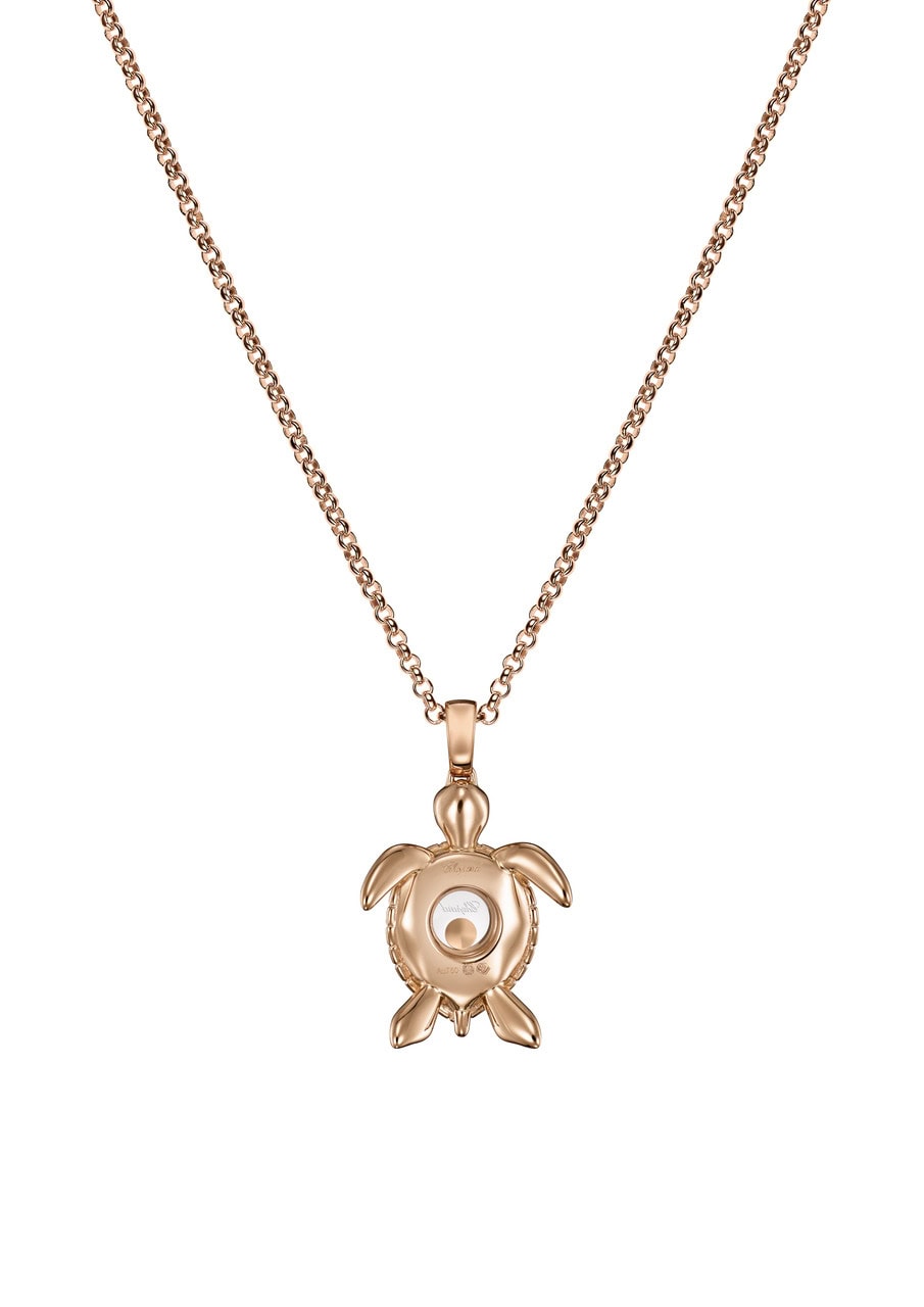 Schmuck: Happy Diamonds Halskette 42 cm (Kopie) aus 750 Roségold von Chopard
