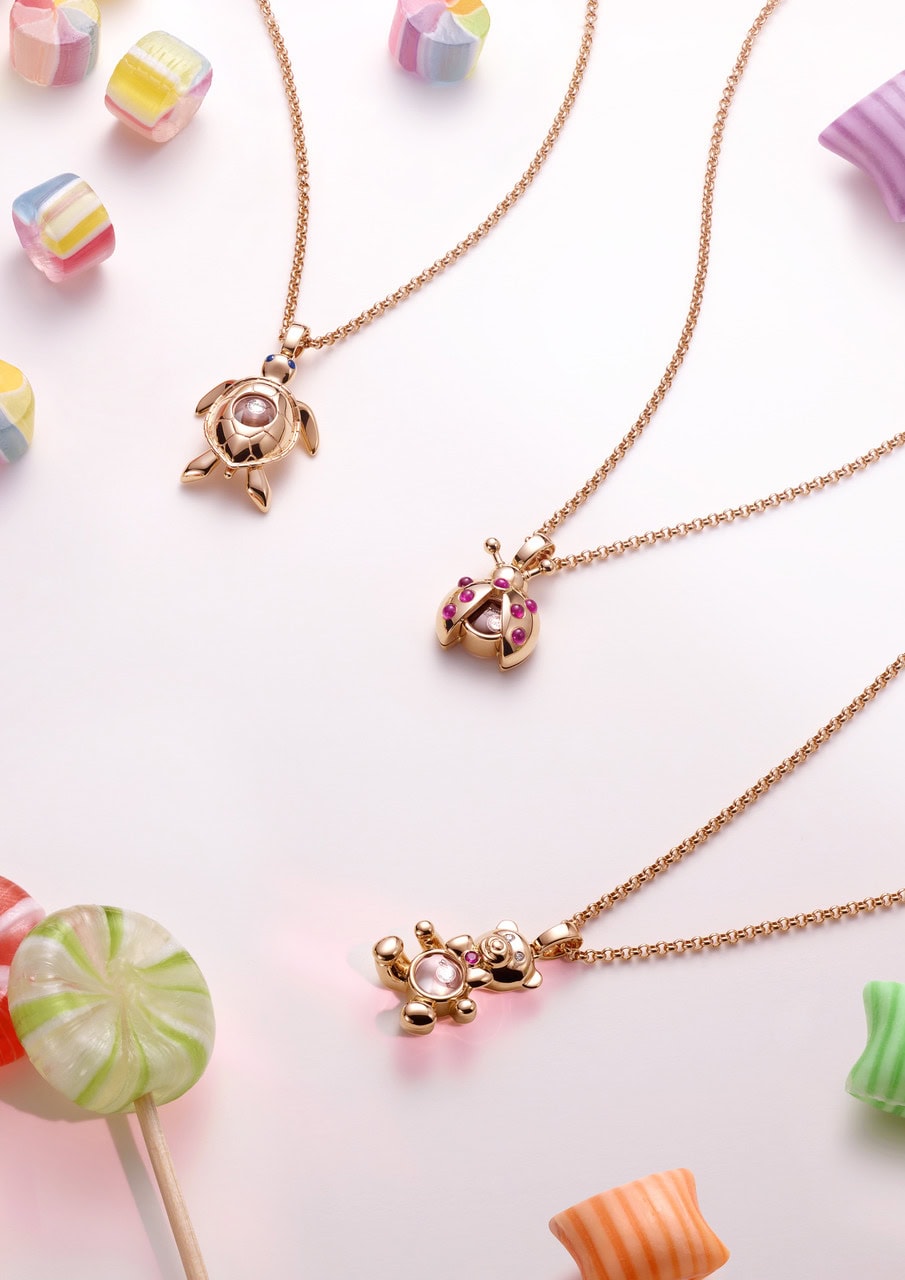Schmuck: Happy Diamonds Halskette 42 cm (Kopie) aus 750 Roségold von Chopard