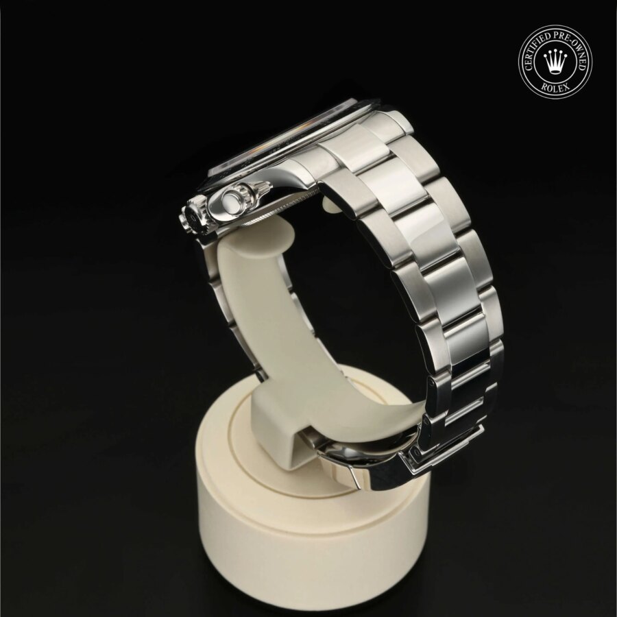 : Cosmograph Daytona aus Edelstahl Oystersteel von Rolex Certified Pre-Owned