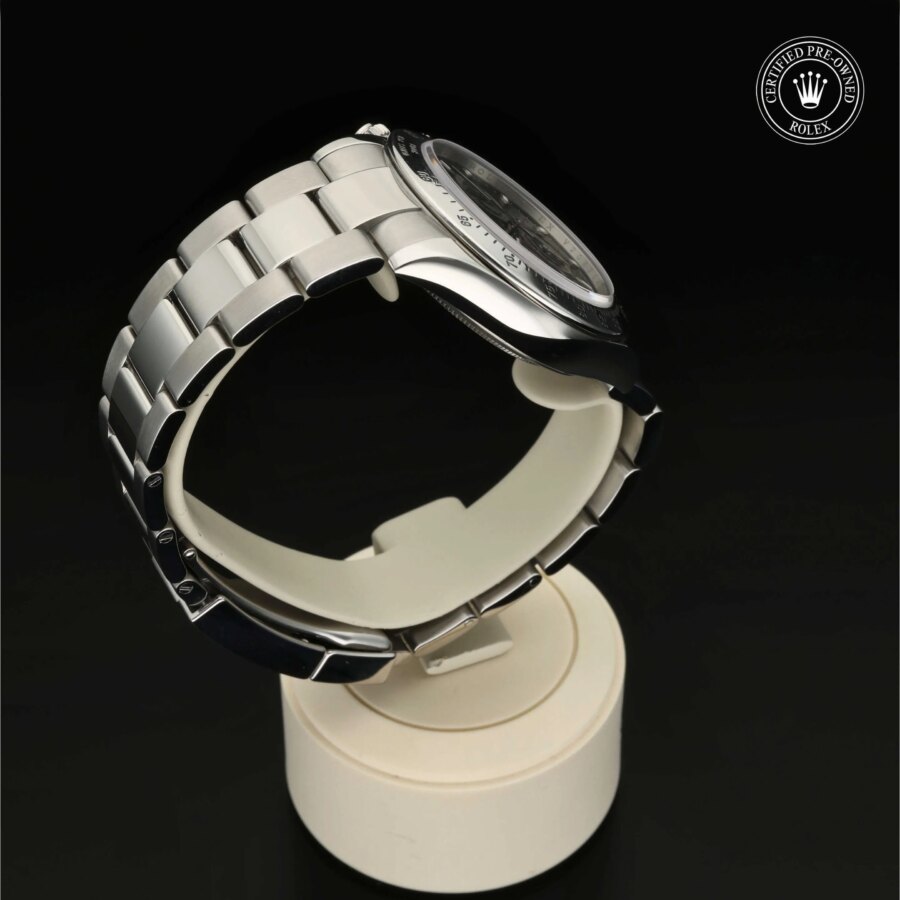 : Cosmograph Daytona aus Edelstahl Oystersteel von Rolex Certified Pre-Owned
