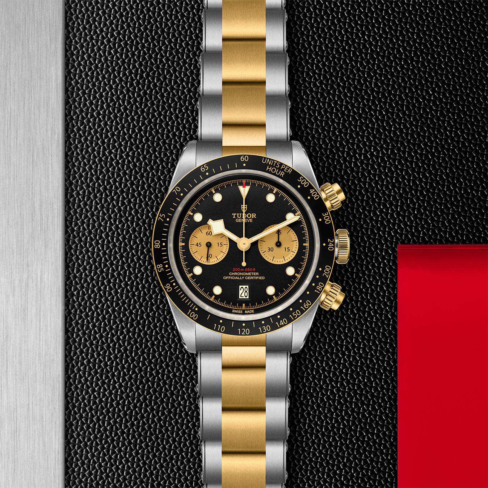 TUDOR Black Bay Chrono S&G in Edelstahl und Gold (M79363N-0001) Uhr bei Juwelier Leo Link