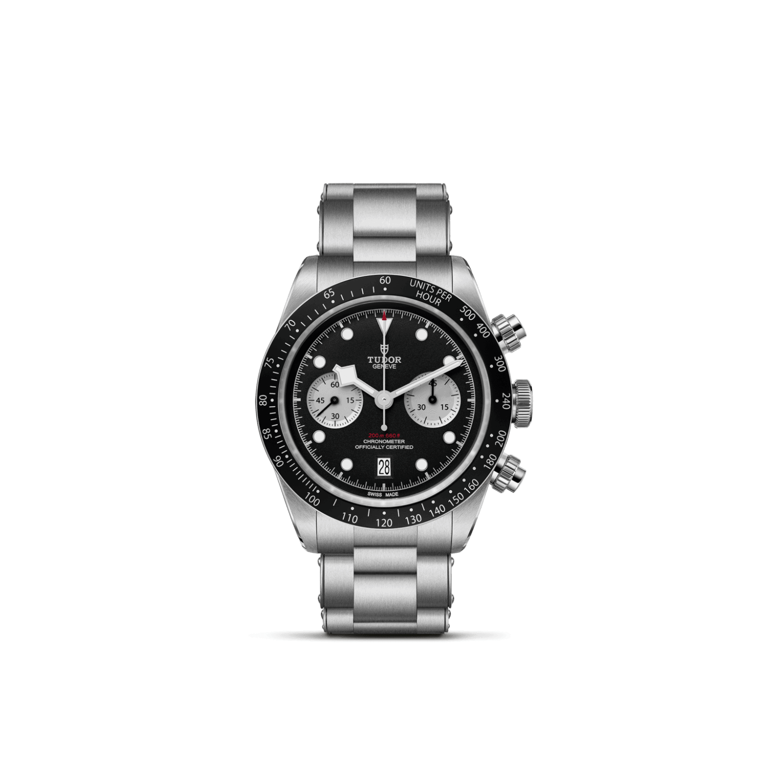 TUDOR Black Bay Chrono in Edelstahl (M79360N-0011) Uhr bei Juwelier Leo Link