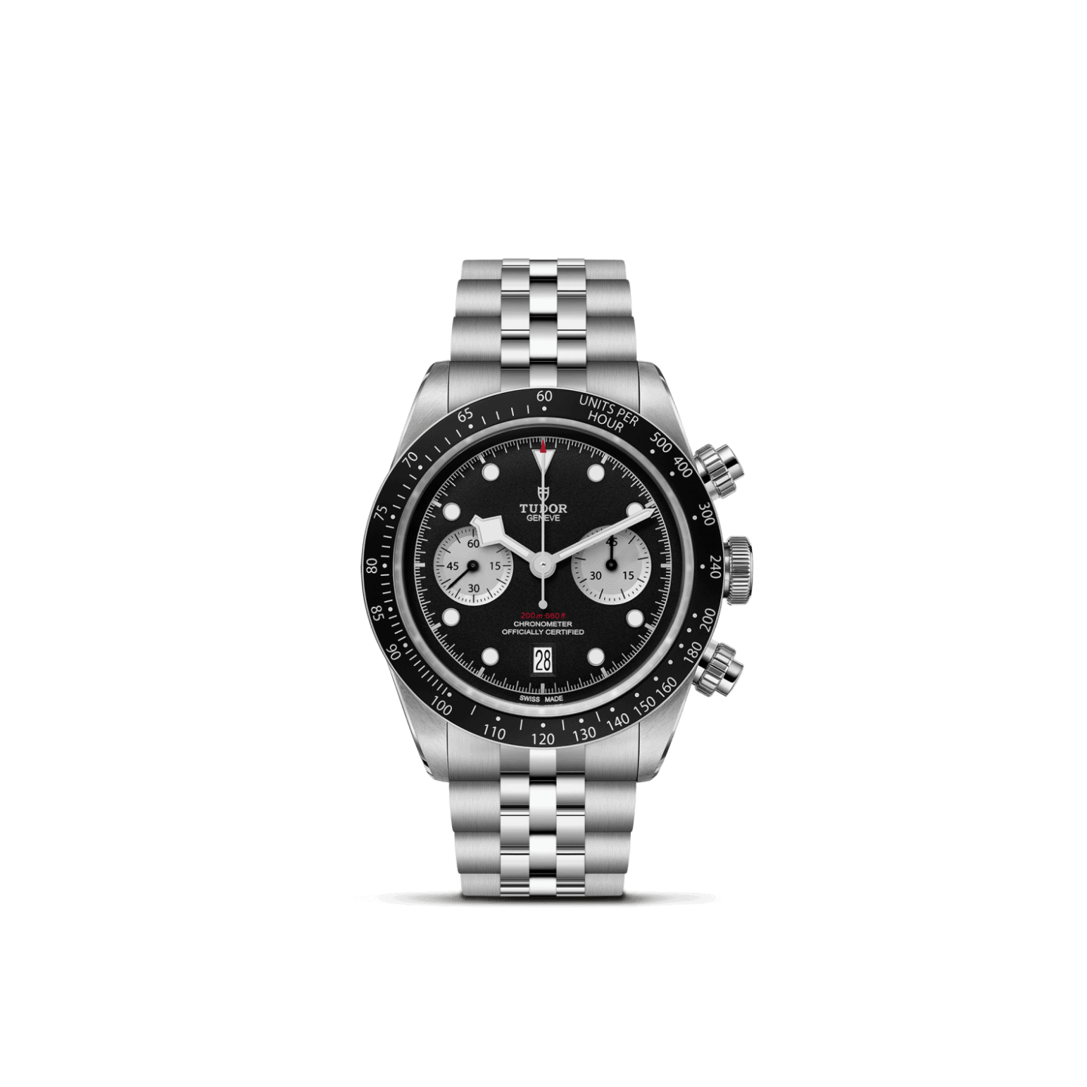 TUDOR Black Bay Chrono in Edelstahl (M79360N-0013) Uhr bei Juwelier Leo Link