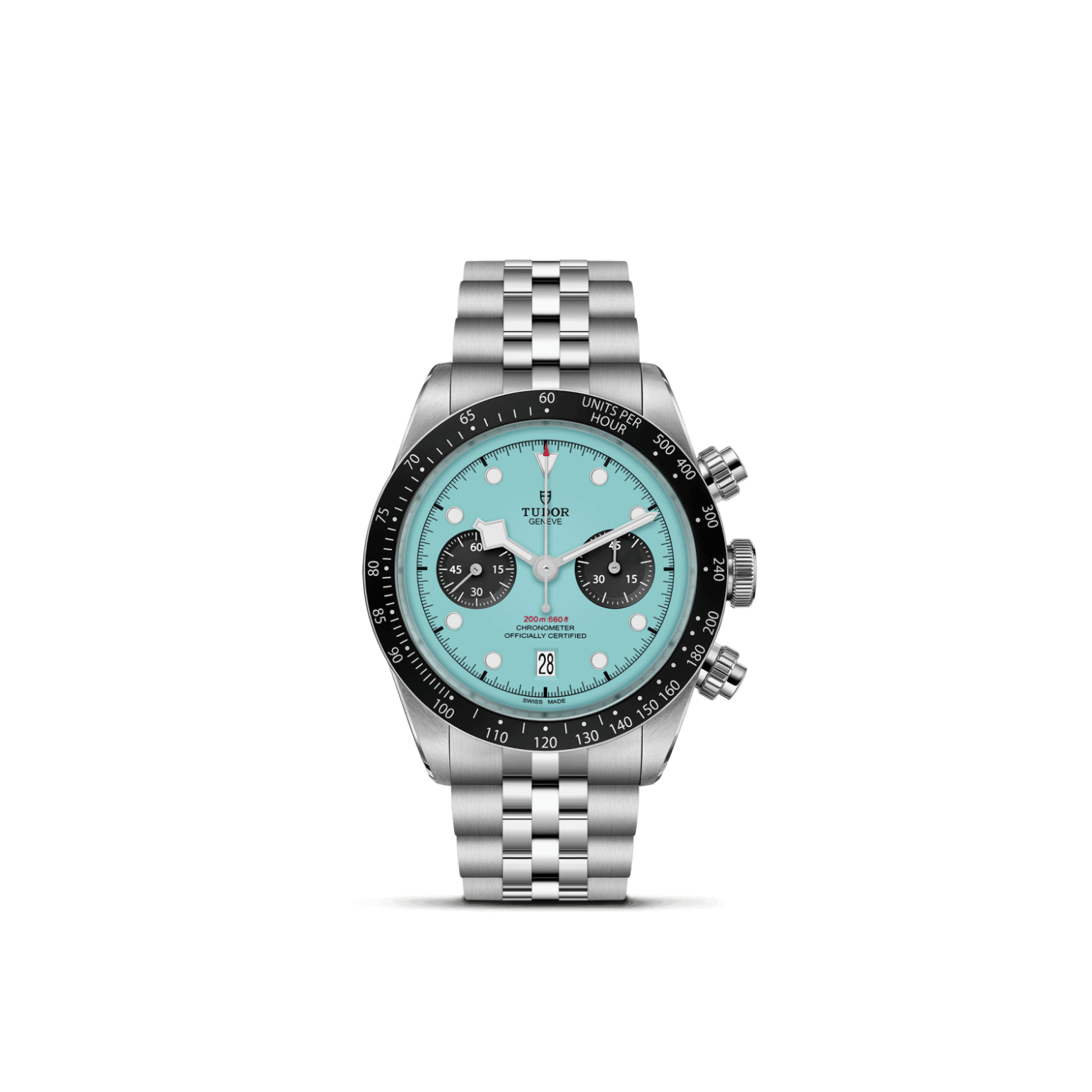 TUDOR Black Bay Chrono in Edelstahl (M79360N-0024) Uhr bei Juwelier Leo Link