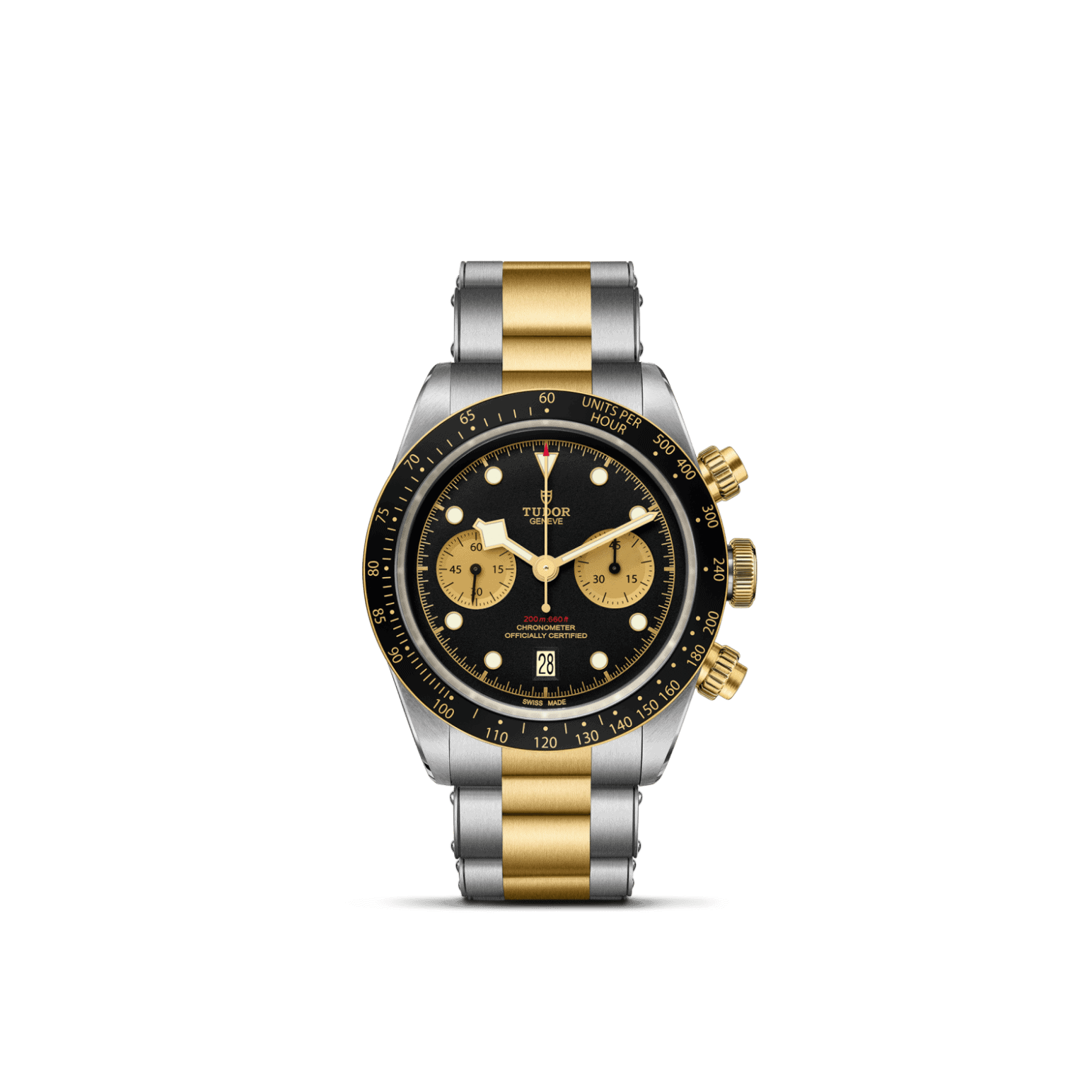 TUDOR Black Bay Chrono S&G in Edelstahl und Gold (M79363N-0001) Uhr bei Juwelier Leo Link