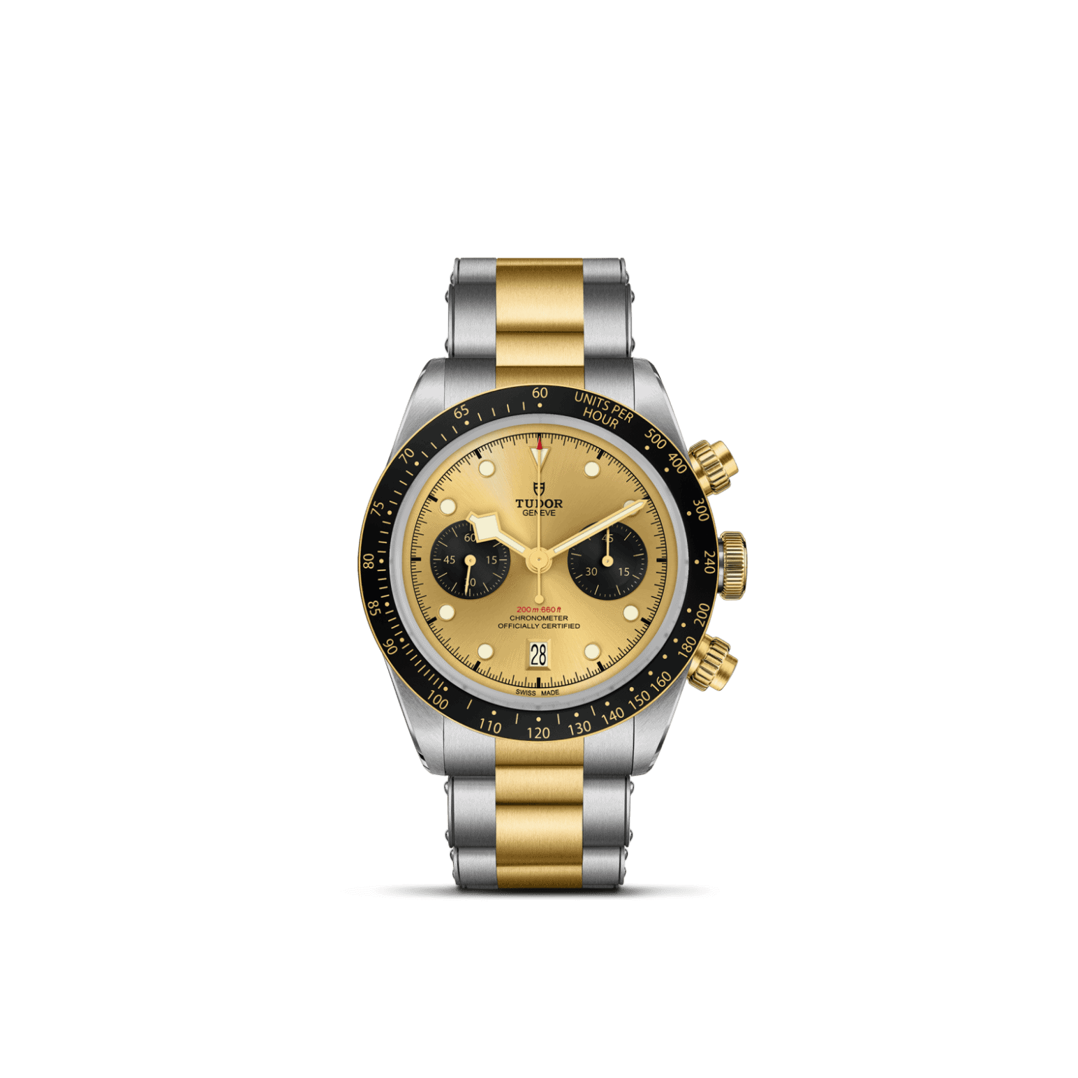 TUDOR Black Bay Chrono S&G in Edelstahl und Gold (M79363N-0007) Uhr bei Juwelier Leo Link