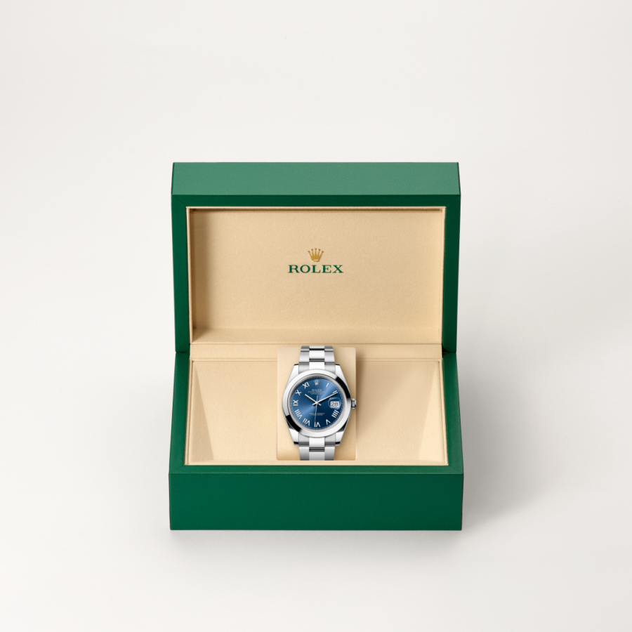 Rolex Datejust 41 mit Oyster-Band (dreireihig), massive Elemente (M126300-0029) – Juwelier Leo Link Mainz
