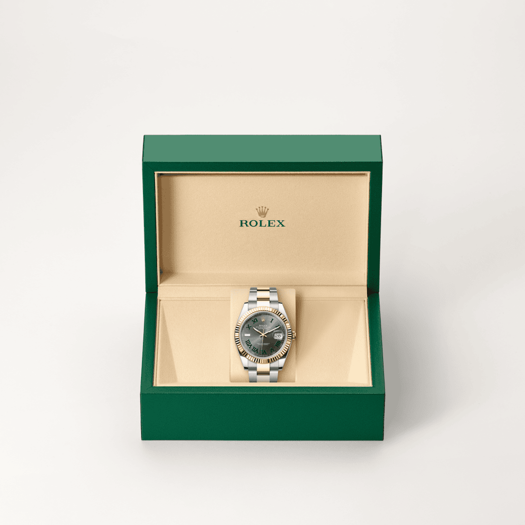 Rolex Datejust 41 mit Oyster-Band (dreireihig), massive Elemente (M126333-0019) – Juwelier Leo Link Mainz