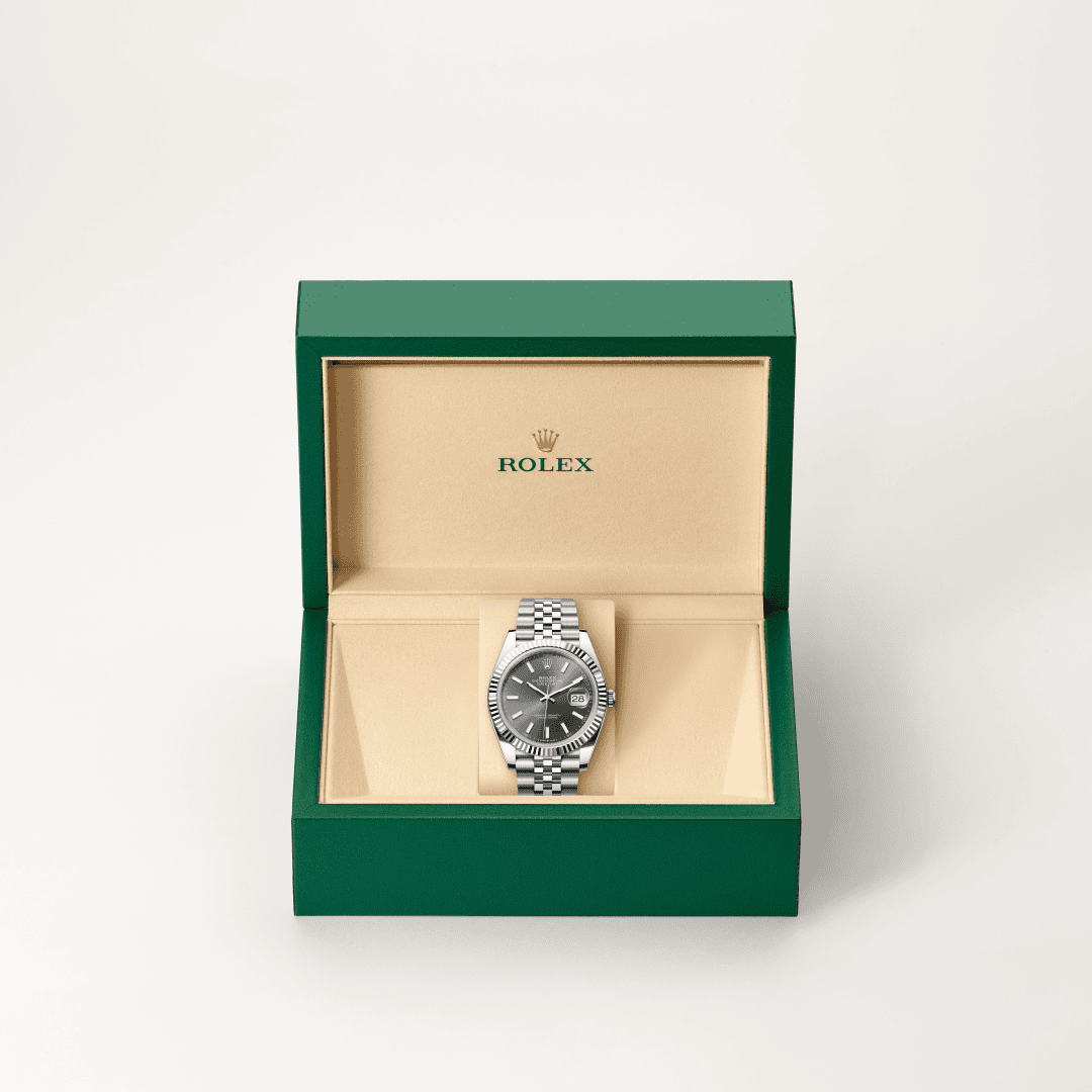 Rolex Datejust 41 mit Jubilee, fünfreihig (M126334-0014) – Juwelier Leo Link Mainz