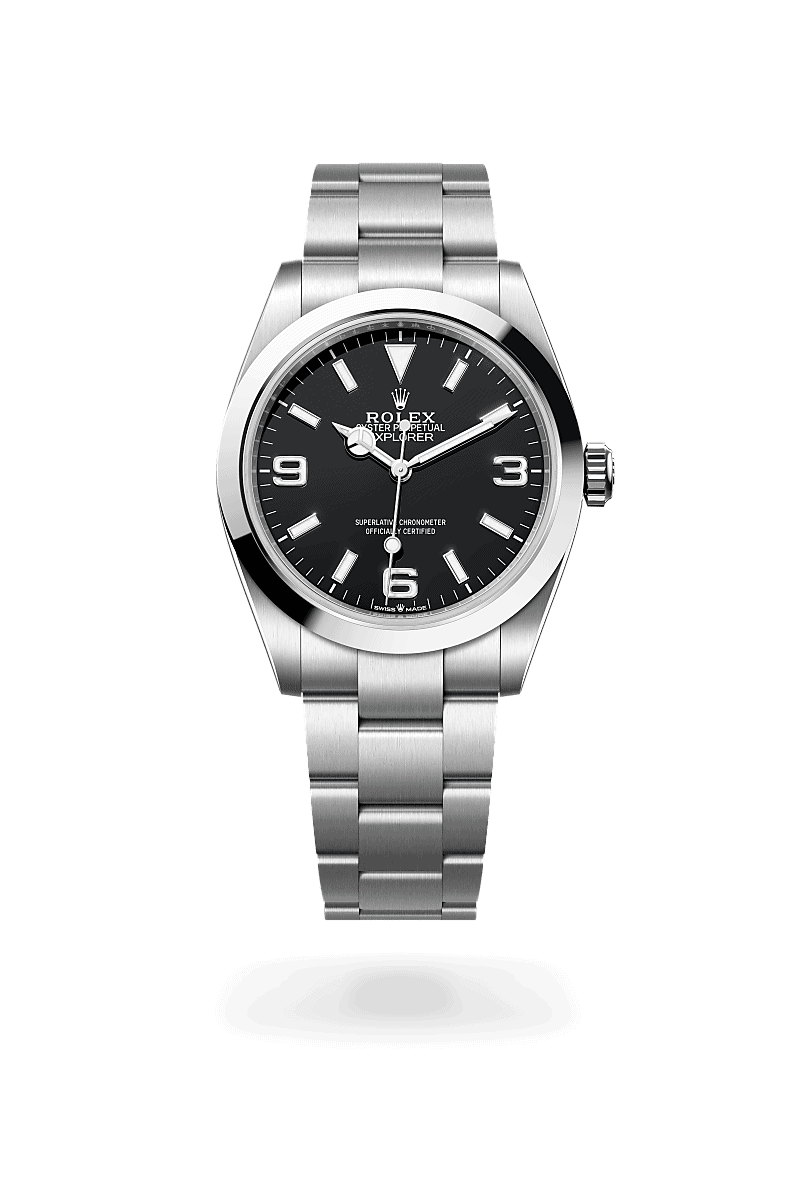 Rolex Explorer 40 in Edelstahl Oystersteel (M224270-0001) mit Zifferblatt Schwarz – Juwelier Leo Link Mainz