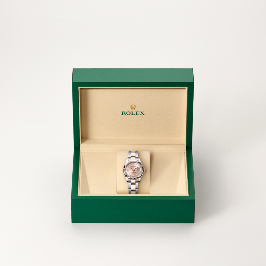 Rolex Lady-Datejust mit Oyster-Band (dreireihig), massive Elemente (M279171-0028) – Juwelier Leo Link Mainz