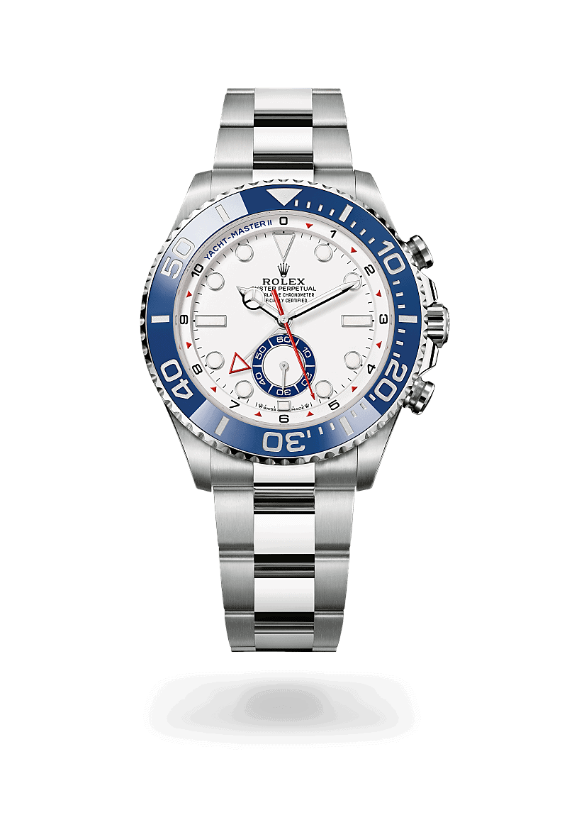 Rolex Yacht-Master II in Edelstahl Oystersteel (M126680-0001) mit Zifferblatt Weiß – Juwelier Leo Link Mainz
