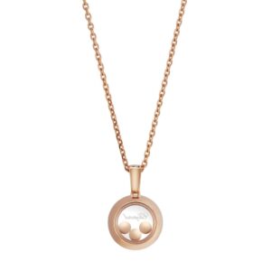 Schmuck: Chopard Happy Diamonds Kette Rosegold 42 cm aus 750 Weißgold von CHOPARD