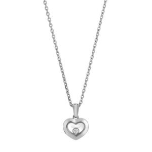Schmuck: Chopard Happy Diamonds Kette Weißgold 42 cm aus 750 Weißgold von CHOPARD