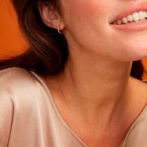 Schmuck: Bron Lux Diamant Creolen Roségold aus 750 Roségold von Bron