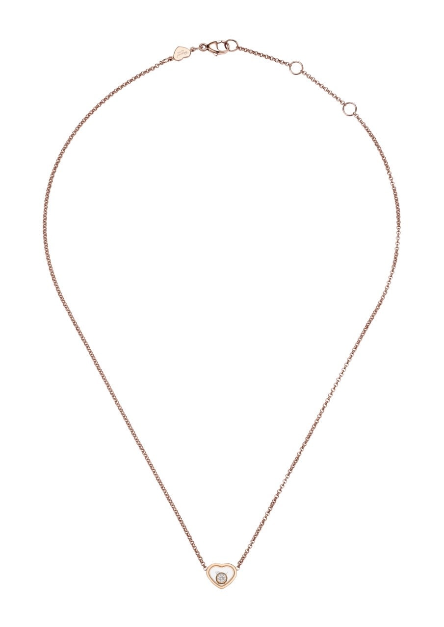 Schmuck: Chopard My Happy Hearts Halskette Roségold Diamant aus 750 Roségold von CHOPARD