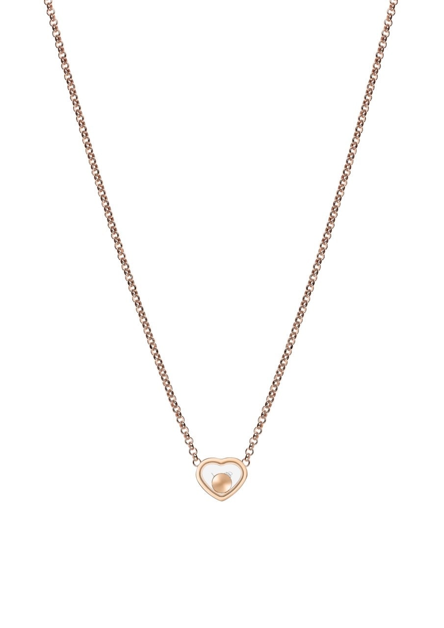 Schmuck: Chopard My Happy Hearts Halskette Roségold Diamant aus 750 Roségold von CHOPARD