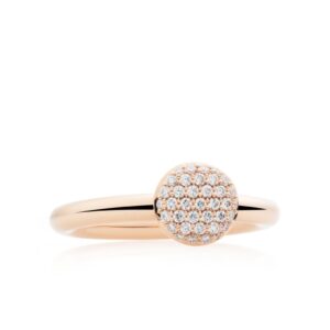 Schmuck: Bron Stardust Diamant Ring Roségold W55 aus 750 Roségold von Bron