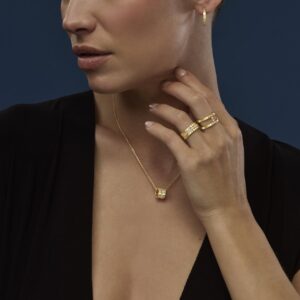 Schmuck: Chopard Ice Cube Kette + Anhänger aus 750 Weißgold von CHOPARD