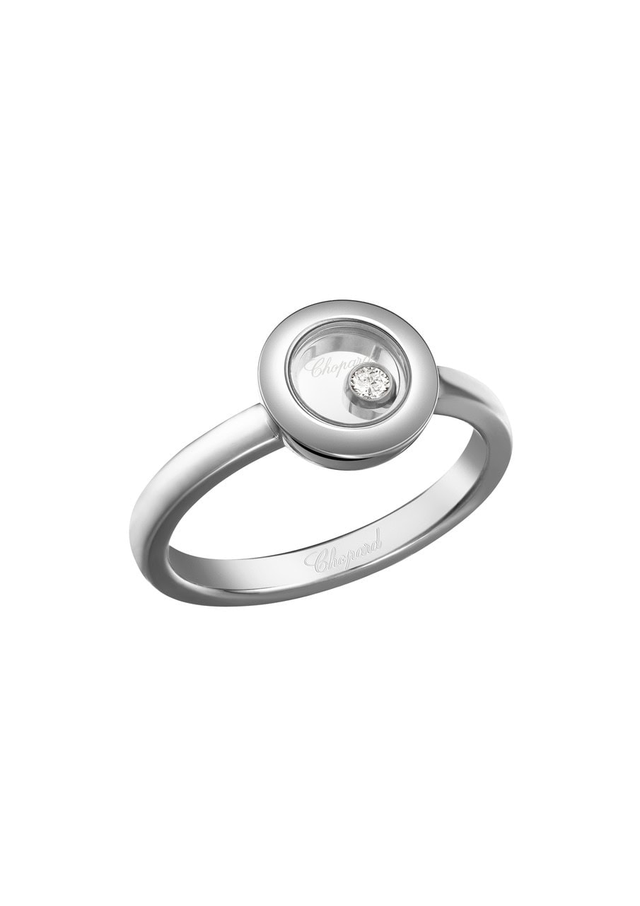 Schmuck: Chopard Happy Diamonds Icons Ring Diamant Weißgold W52 aus 750 Weißgold von CHOPARD