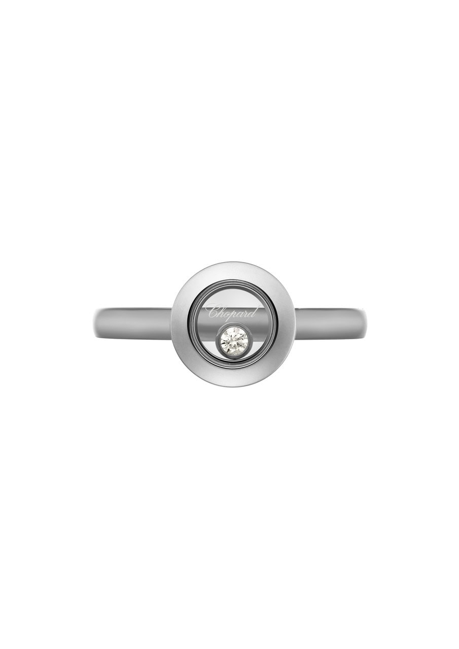 Schmuck: Chopard Happy Diamonds Icons Ring Diamant Weißgold W52 aus 750 Weißgold von CHOPARD